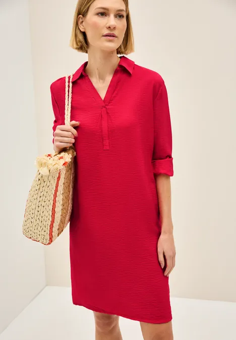 Blusenkleid glazed apple red