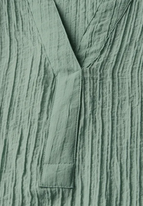 Gestructureerde jurk matcha green