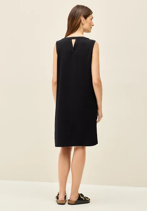 Ärmelloses Kleid Black