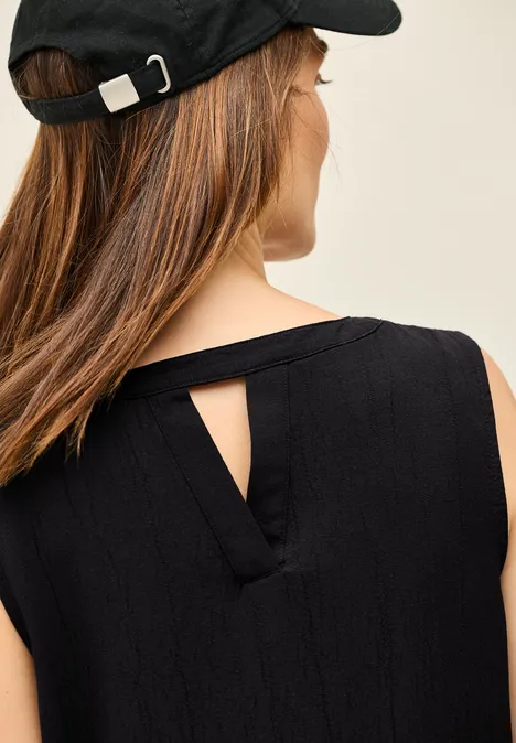 Ärmelloses Kleid Black