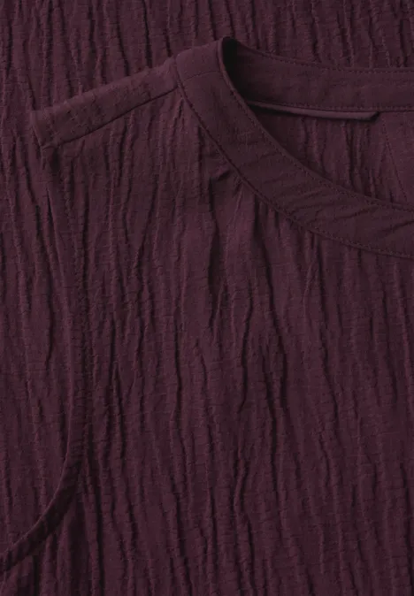 Ärmelloses Kleid mulberry red