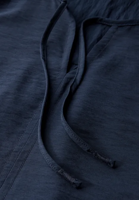 Kleid in Unifarbe urban navy blue