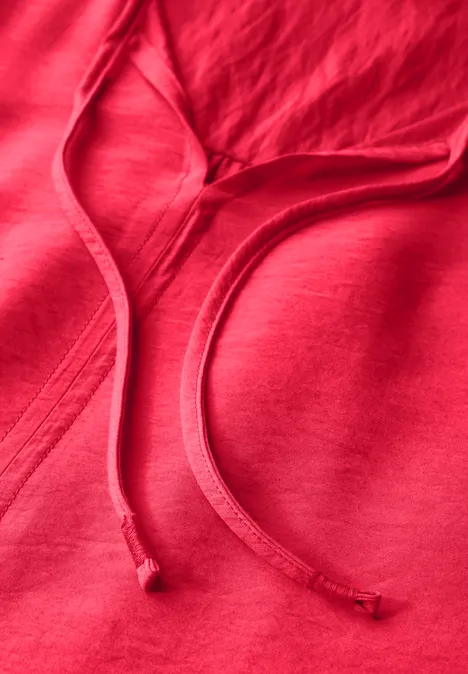 Kleid in Unifarbe glazed apple red