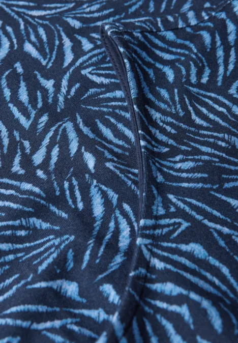 Minimal Print Jersey-Kleid urban navy blue