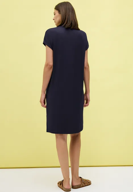Sommerliches Strick-Kleid urban dark blue