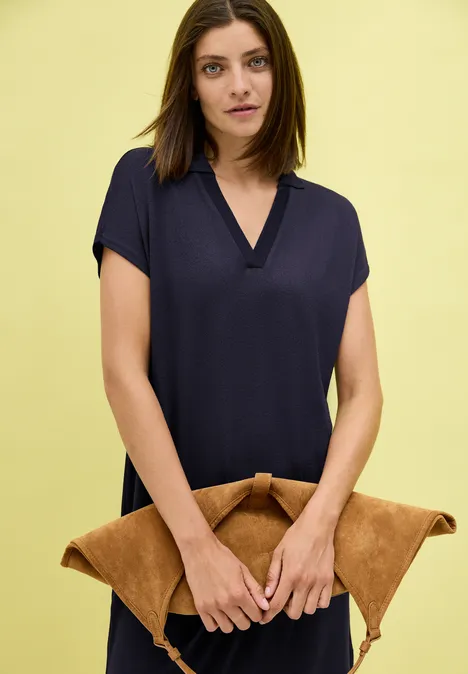 Sommerliches Strick-Kleid urban dark blue