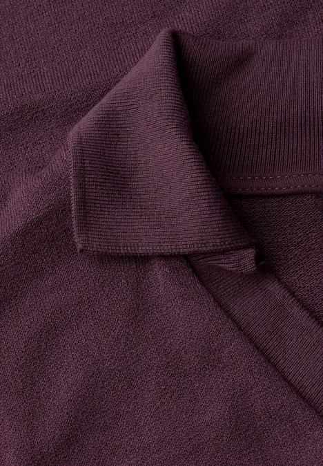 Sommerliches Strick-Kleid mulberry red