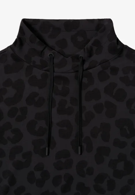 Leo Jacquard Kleid Black