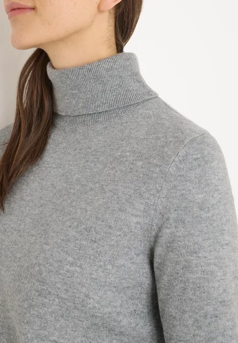 Zachte coljurk sporty grey melange