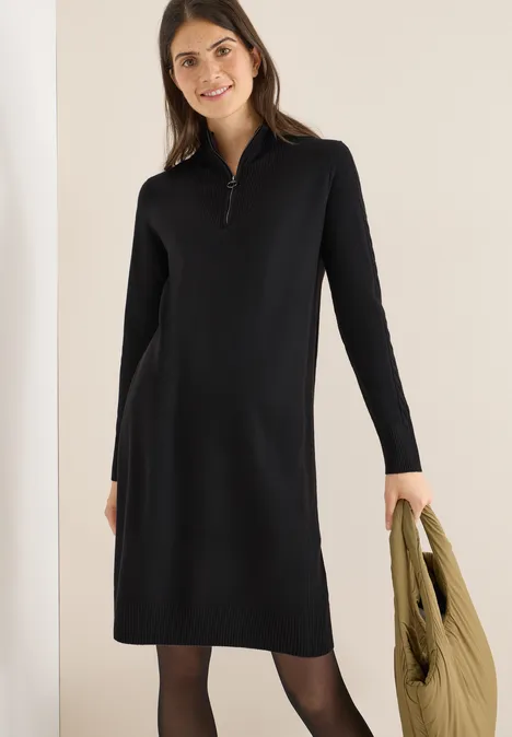 Zachte jurk Black