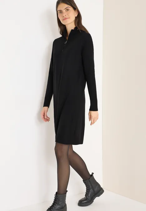 Zachte jurk Black
