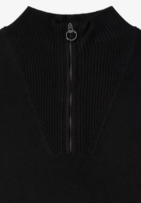 Zachte jurk Black