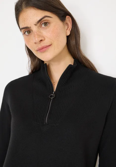 Zachte jurk Black
