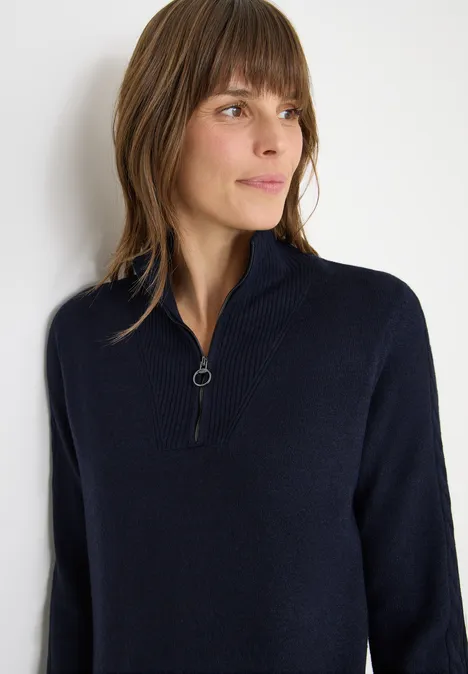 Zachte jurk urban dark blue