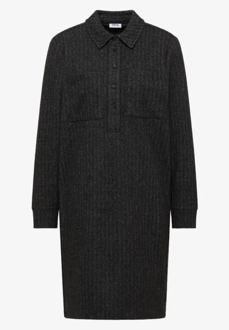 Robe structurée Two-Tone Black