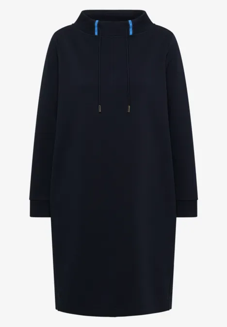 Jurk in effen kleur universal blue