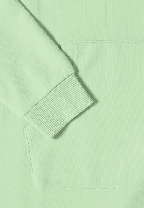 Knielanges Kleid mit Kapuze juicy lime