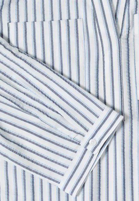 Robe à rayures, longueur genou sporty denim blue