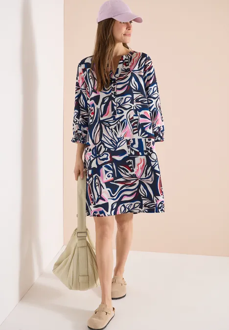 Robe longueur genou avec motif graphique universal blue