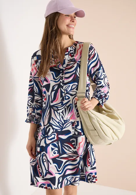 Robe longueur genou avec motif graphique universal blue