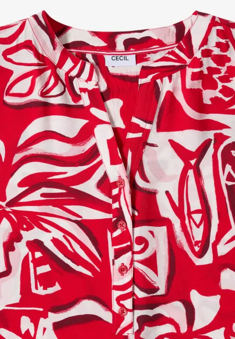 Robe longueur genou avec motif graphique glazed apple red