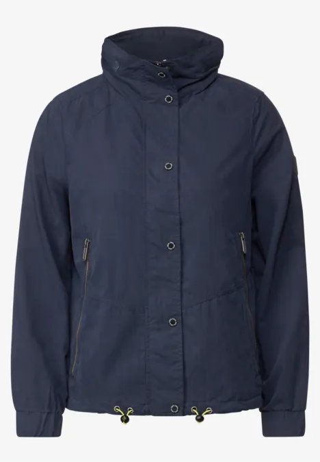 Kurze Jacke mit Taschen navy blue