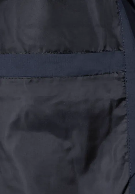 Sportieve, gewatteerde jas deep blue