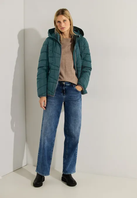 Winterjacke night forest green