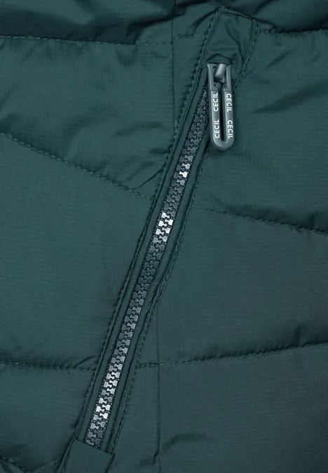 Winterjacke night forest green