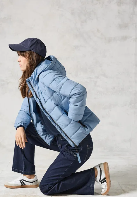 Gevoerd jack crystal blue