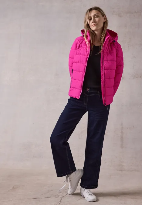 Gefütterte Jacke lightning pink