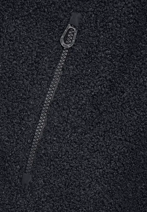 Teddyjas met capuchon dark navy blue