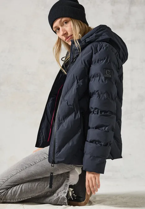 Gefütterte Jacke dark navy blue