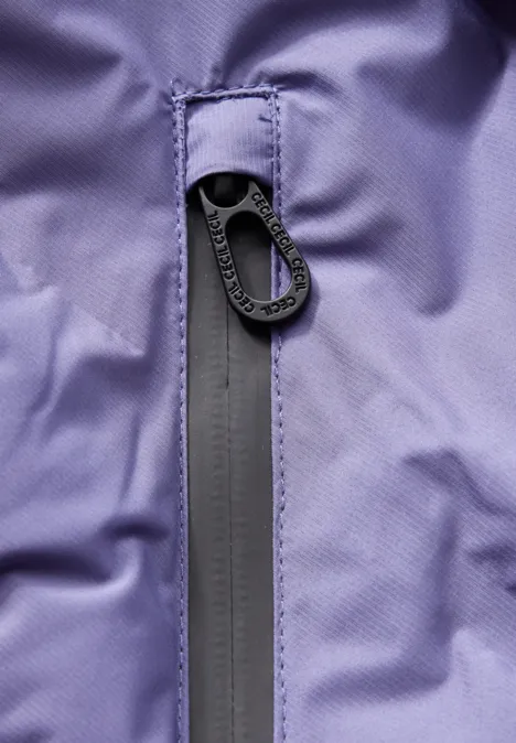 Gefütterte Jacke stormy violet