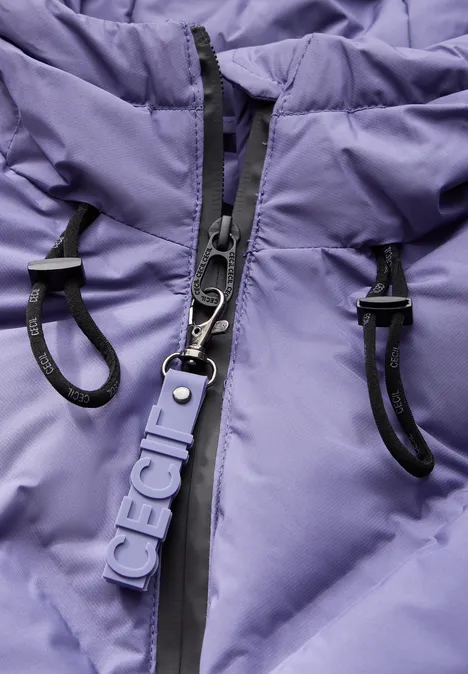 Gefütterte Jacke stormy violet