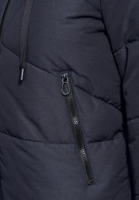 Gefütterte Steppjacke dark navy blue