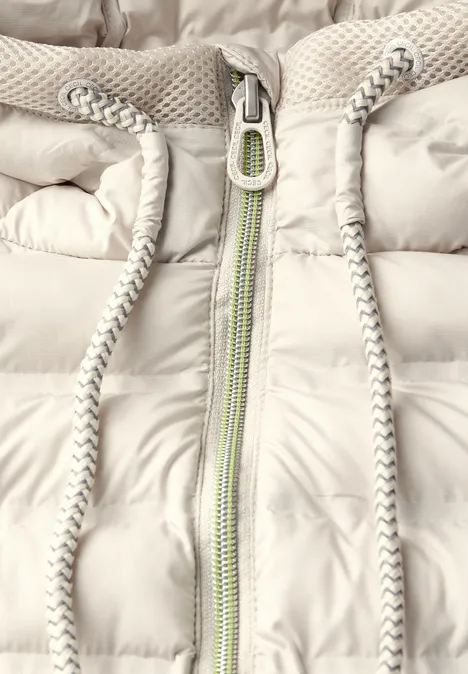 Leichte Übergangsjacke beige meringues