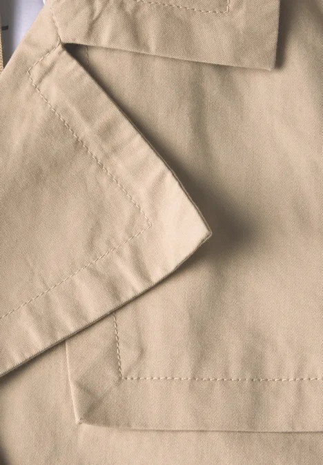 Kurze Trenchcoat light toffee