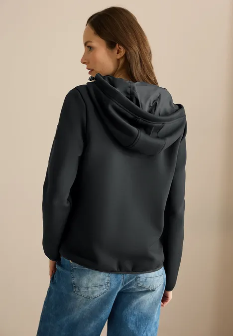 Scuba-jack met capuchon Black