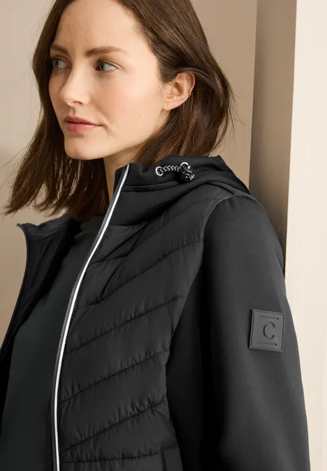Scuba-jack met capuchon Black