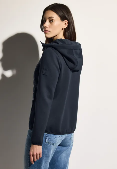 Scuba-jack met capuchon dark navy blue
