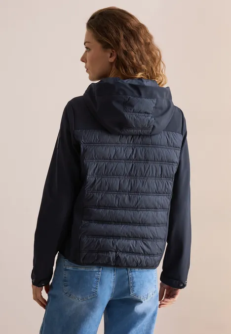 Softshell jas dark navy blue