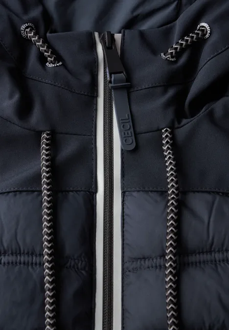 Softshell jas dark navy blue