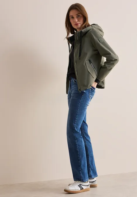 Kurze Jacke earthy khaki