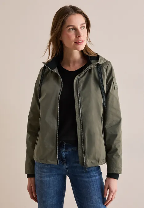 Kurze Jacke earthy khaki