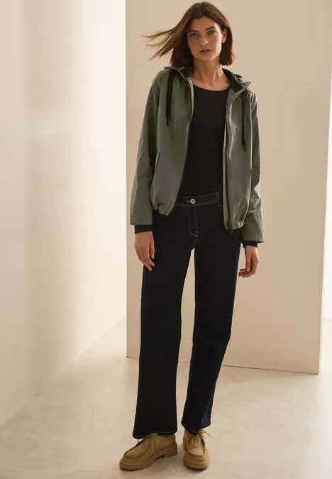 Kurze Jacke earthy khaki