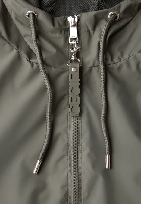 Jacke mit Kapuze earthy khaki