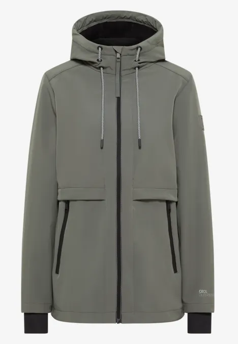 Veste Midi Softshell pastel olive