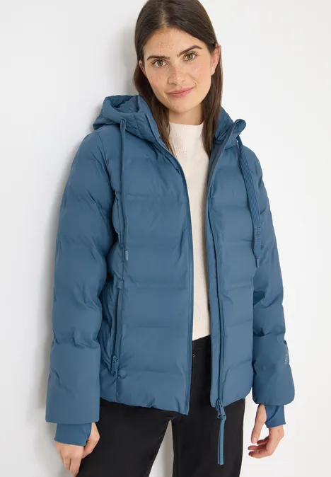 Jas met getapete naden moonstone blue