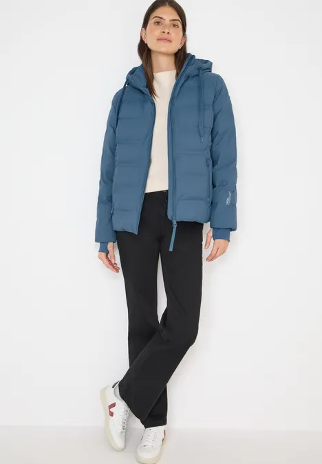 Jacke mit verklebten Nähten moonstone blue